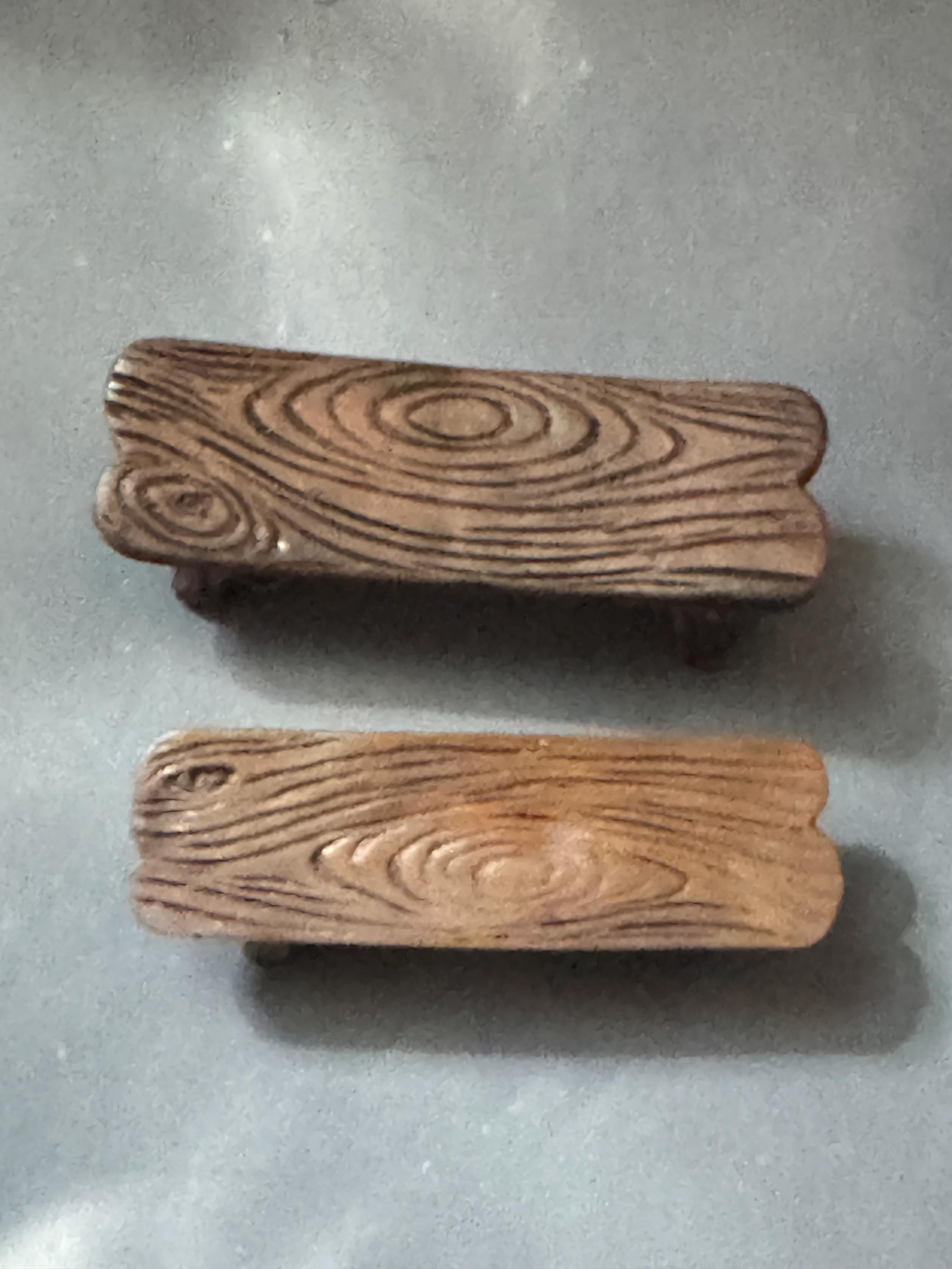 Miniature wooden bench, brown acrylic medium or small cake topper dollhouse scenery