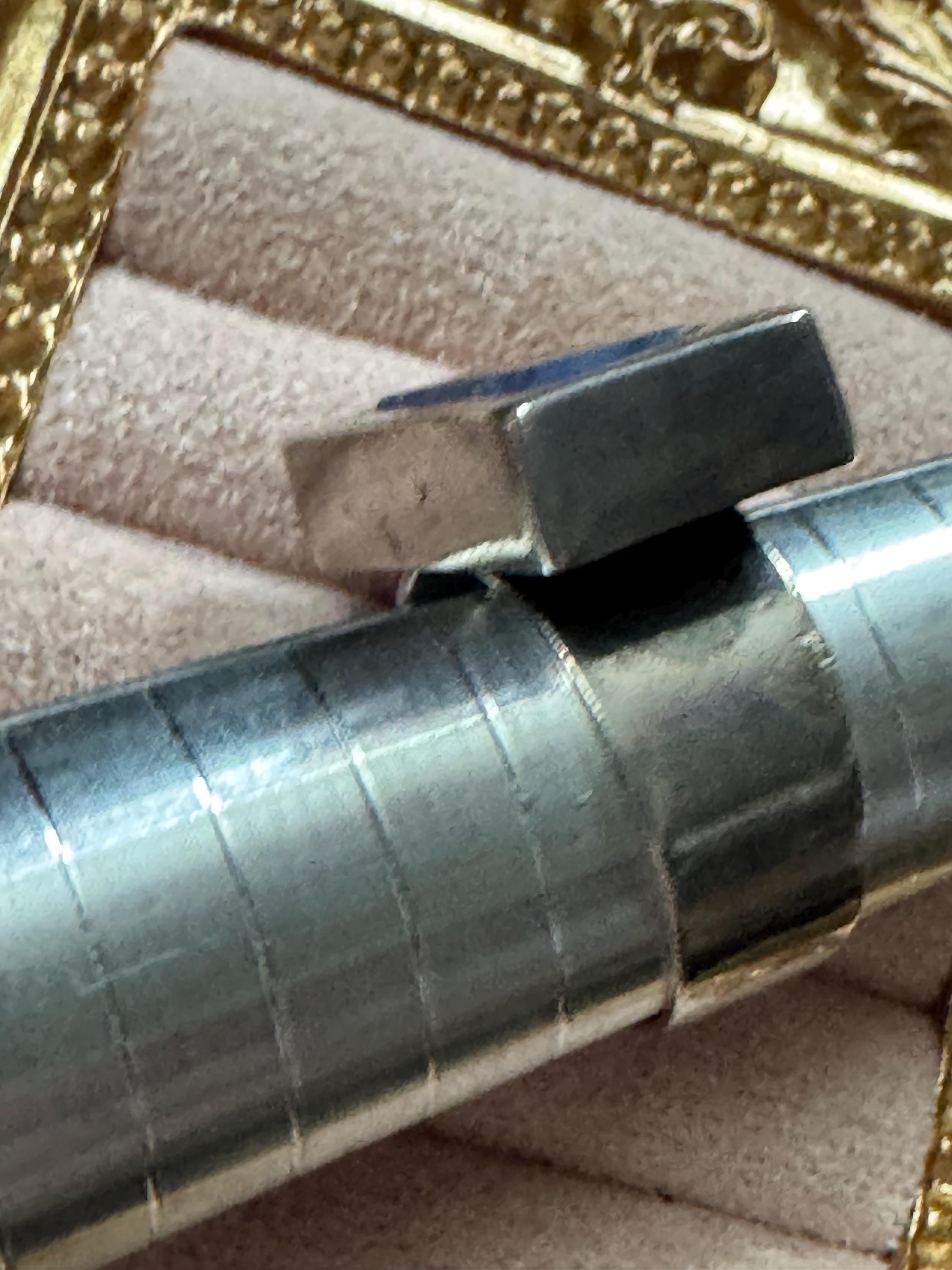 Uk Size M.5 925 ring with blue gemstone, modernist Sterling silver