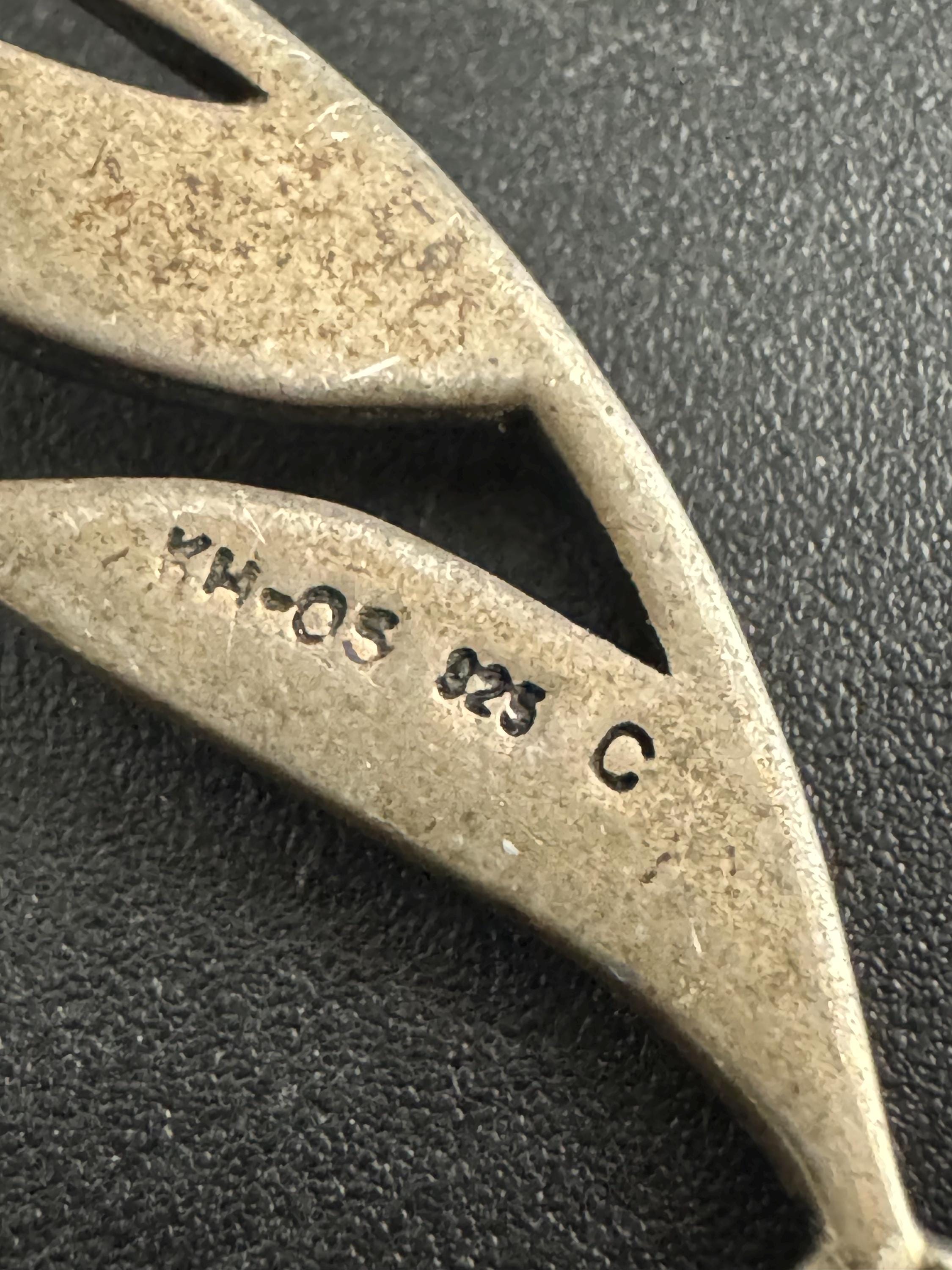 925 Kit heath bangle, sterling silver with mother of pearl inlay