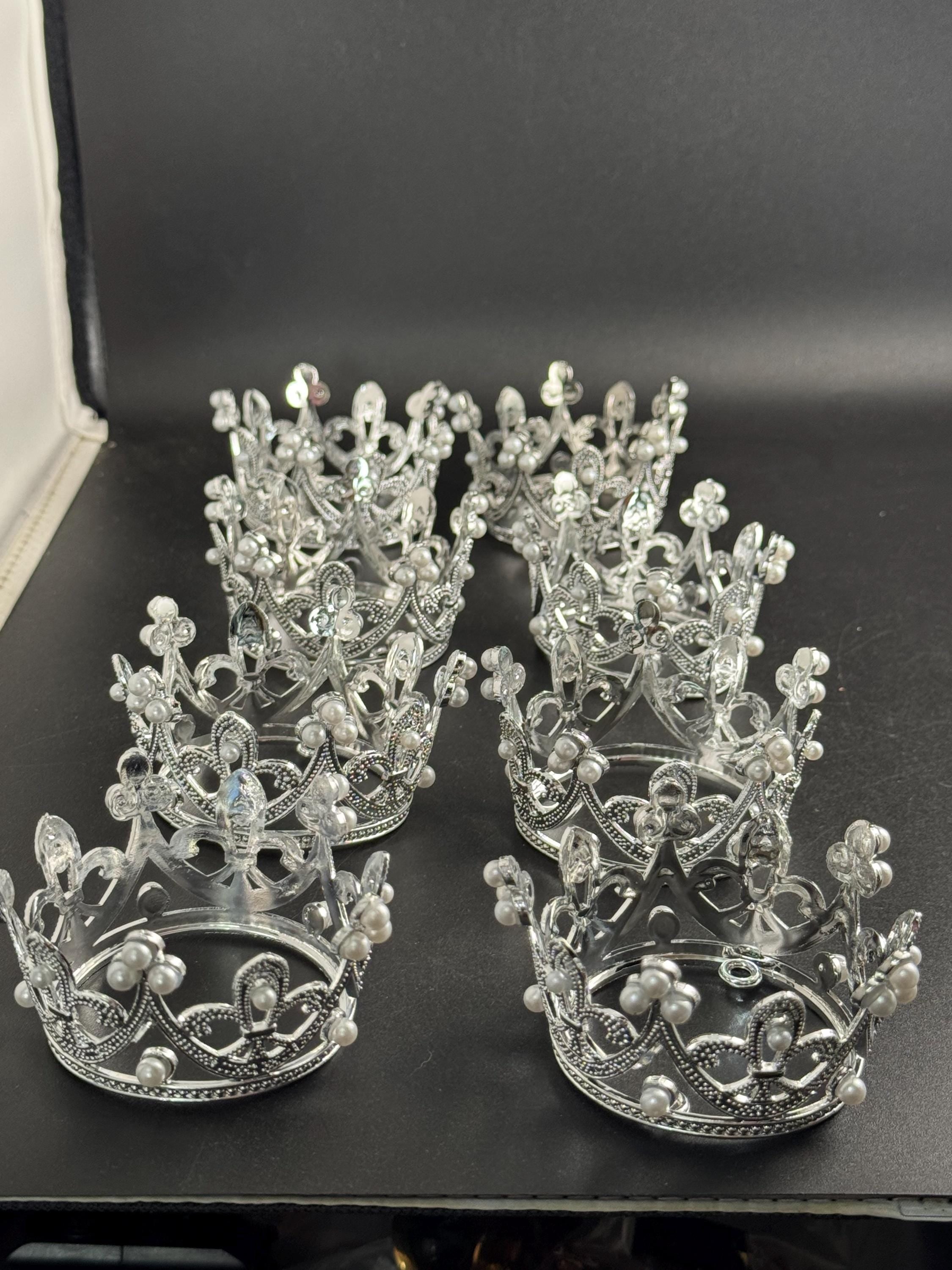 Royal crown cake decorations, cupcake toppers , princess party cakes