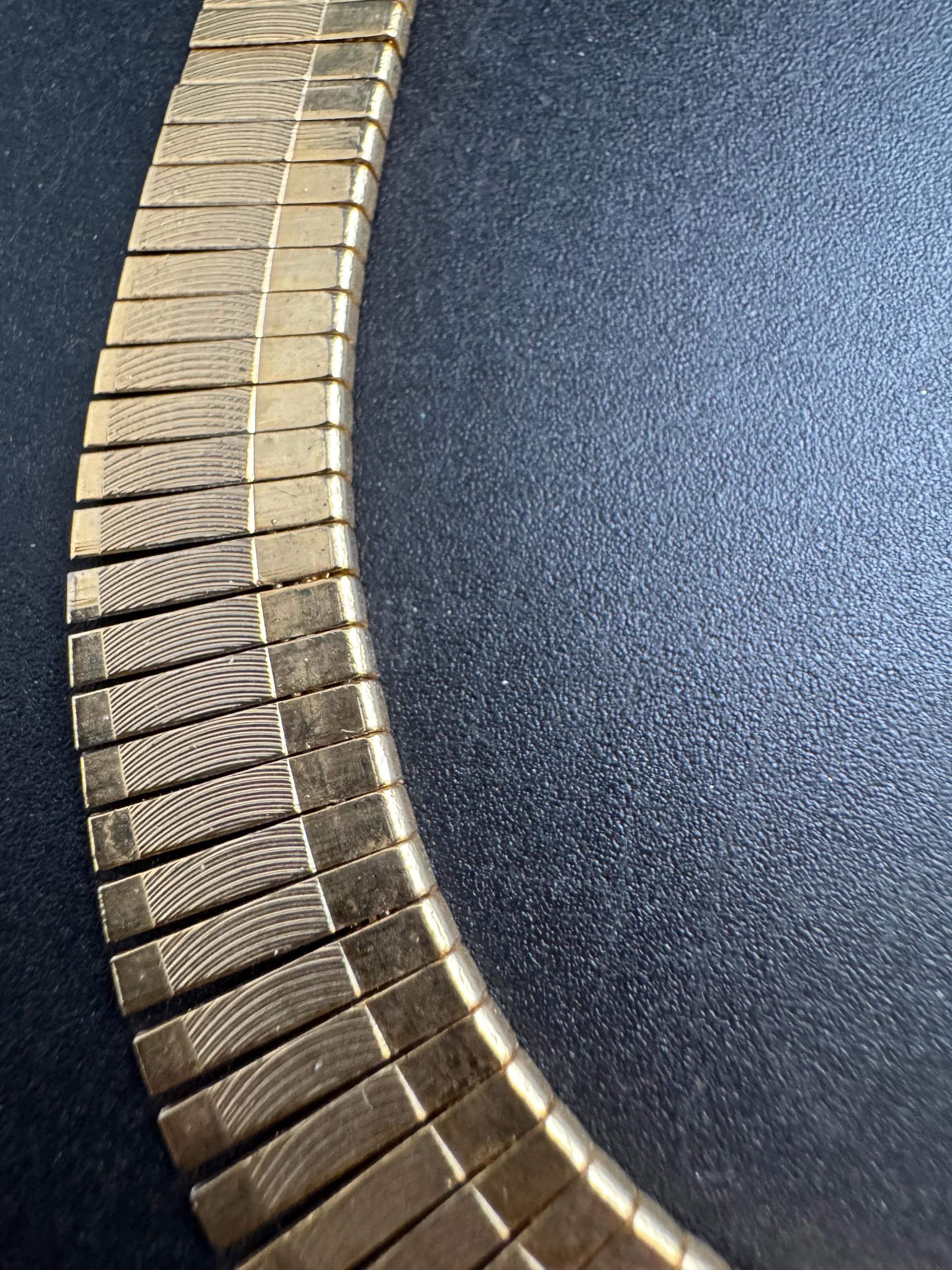 Egyptian wide gold choker necklace, cleopatra fringed style vintage