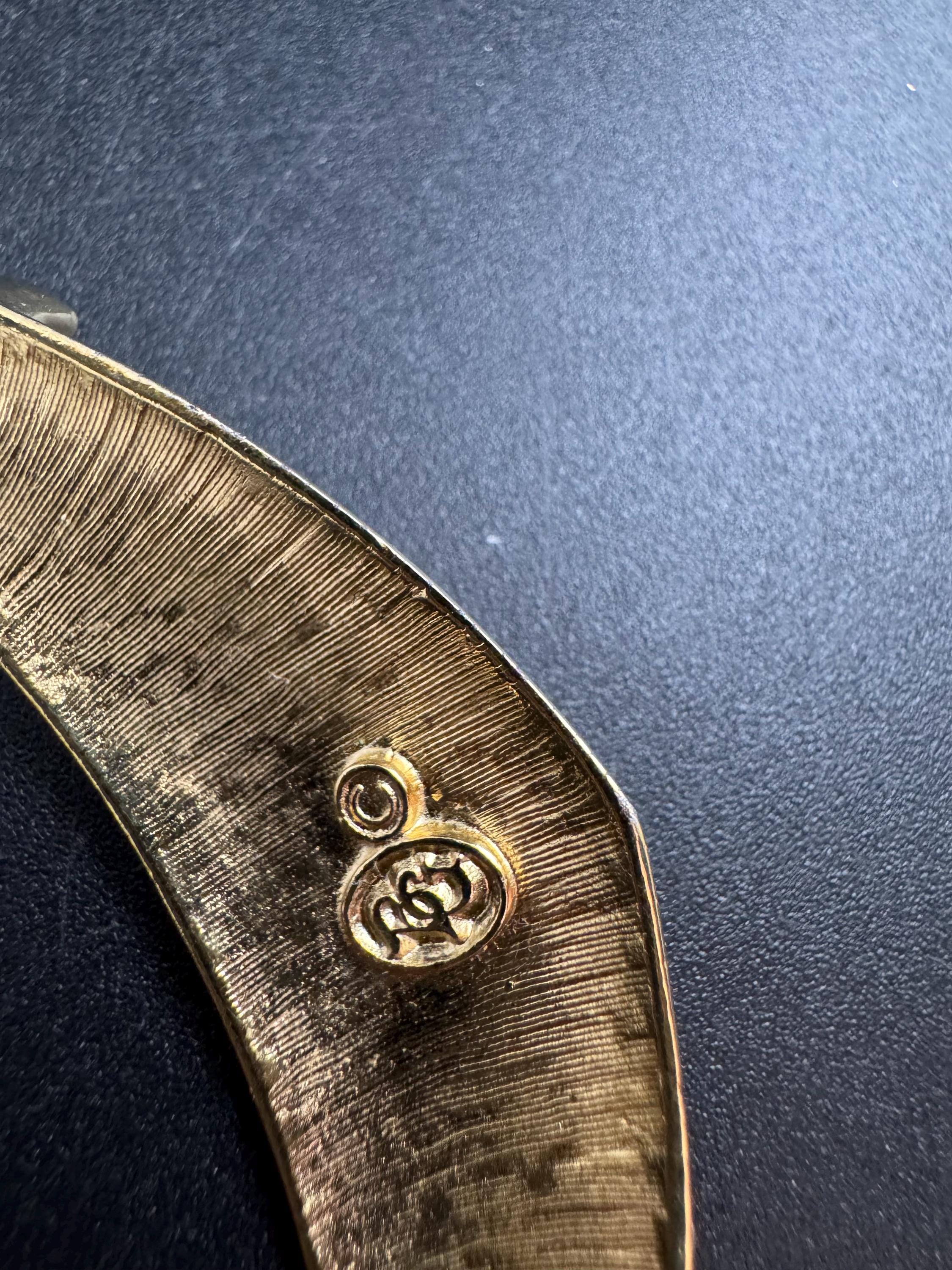 Bergdorf Goodman gold rhinestone Choker,  Signed BG necklace coloured crystals