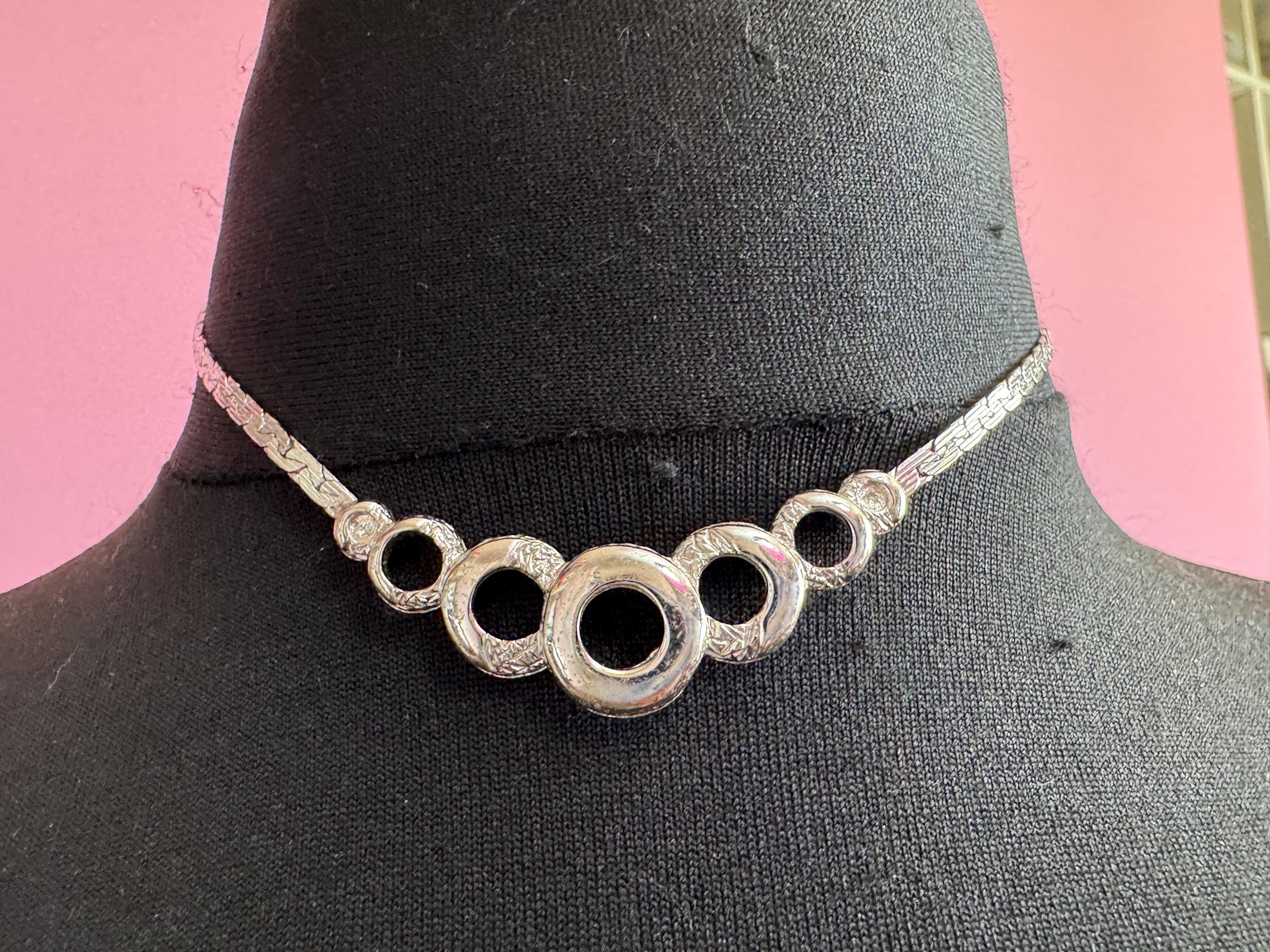 d’orlan 40cm collar necklace, signed designer modernist choker