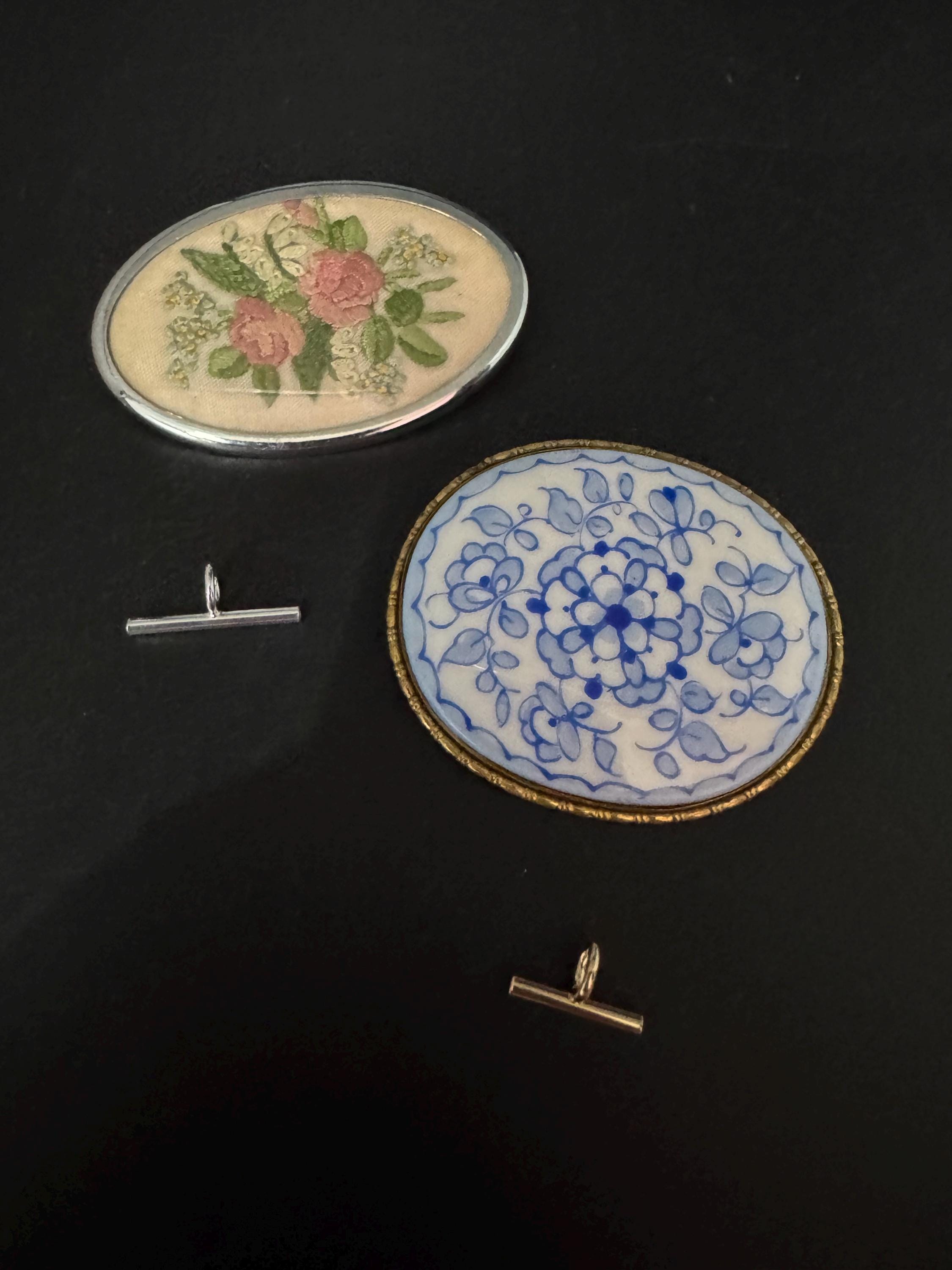 Brooch to Pendant Converter fitting , Gold or silver Tone (2cm or 13mm)