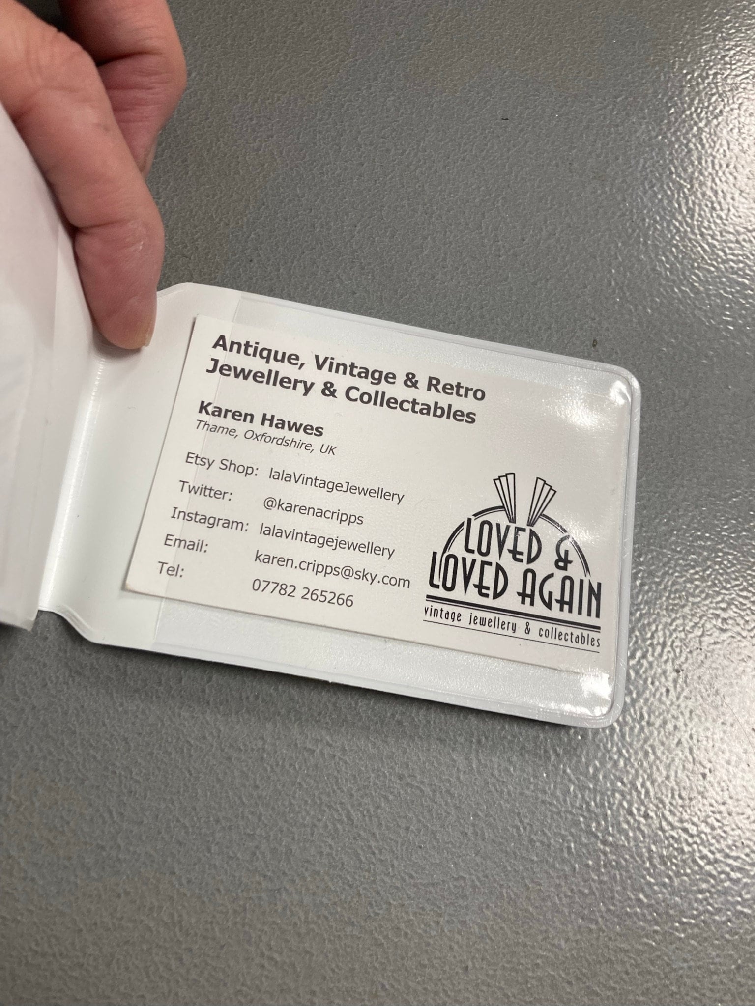 Vintage Retro KITSCH Bull Terrier Dog plastic credit card business card case oyster card holder