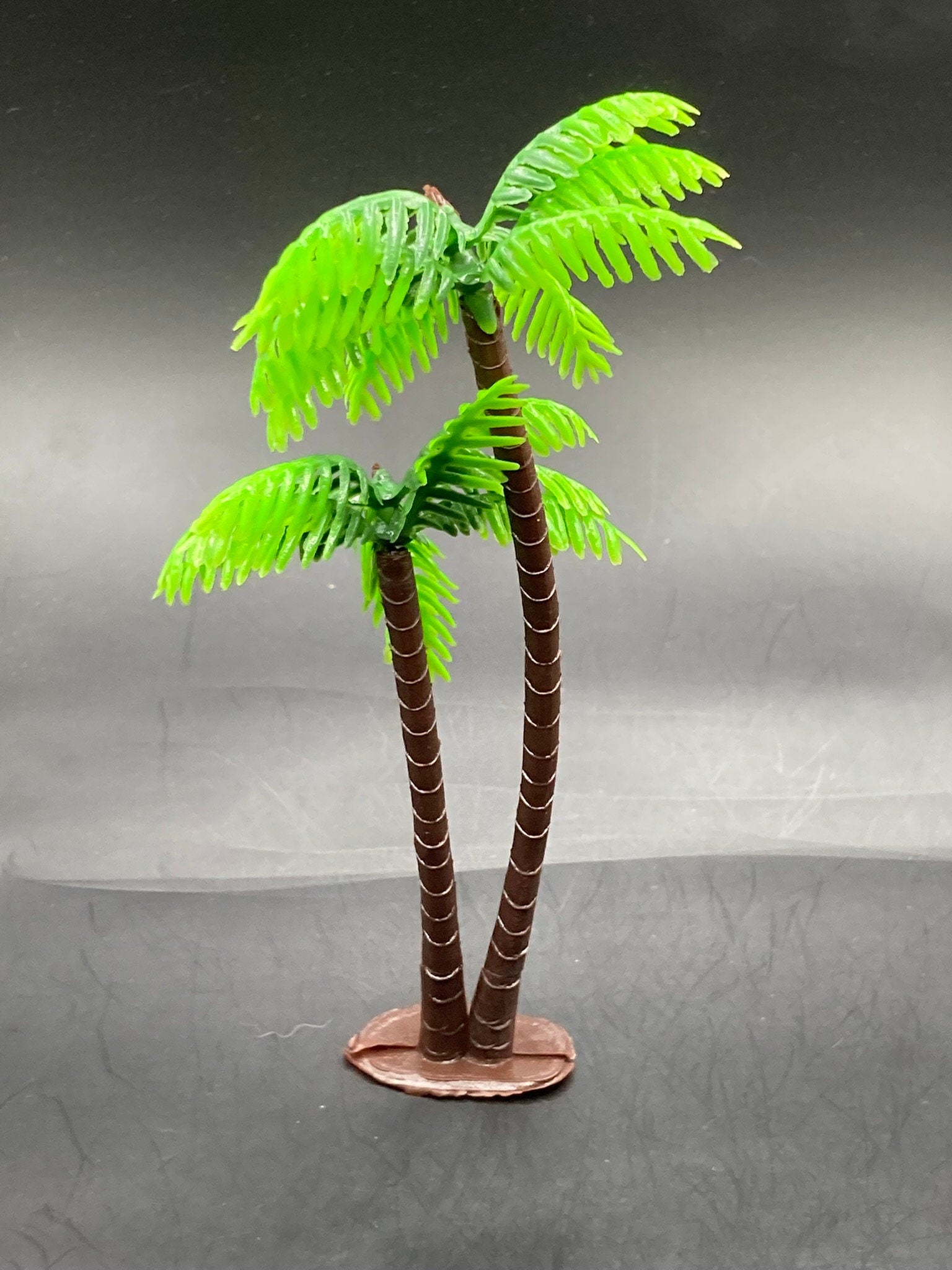price each tropical Miniature green palm tree cake topper
