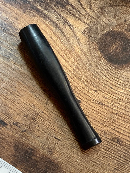 Vintage chunky tapered Long BLACK Cigarette Holder 7.5cm vulcanite